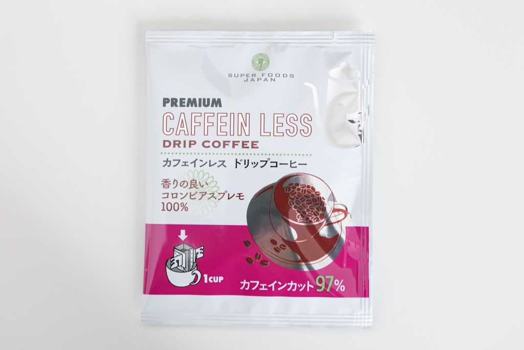 スーパーフーズジャパンカフェインレスコーヒードリップバッグ外観 (3)